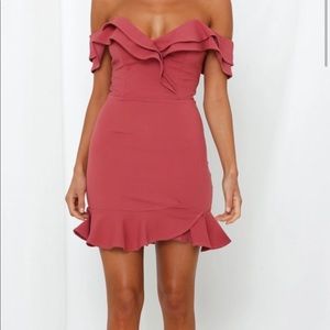 Off the shoulder dress